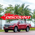 China Dongfeng mini RICH 6 diesel engine 4WD pickup car with double cab